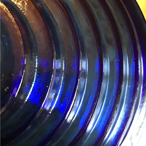 NWOT Beautiful Royal Blue Crystal Bowl - Picture 6 of 6